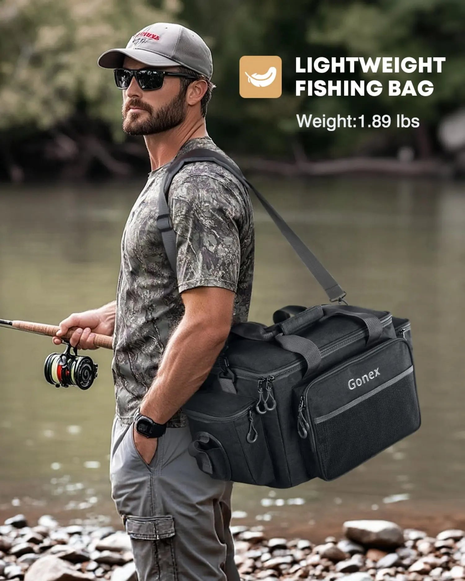 Lightweight fishing bag