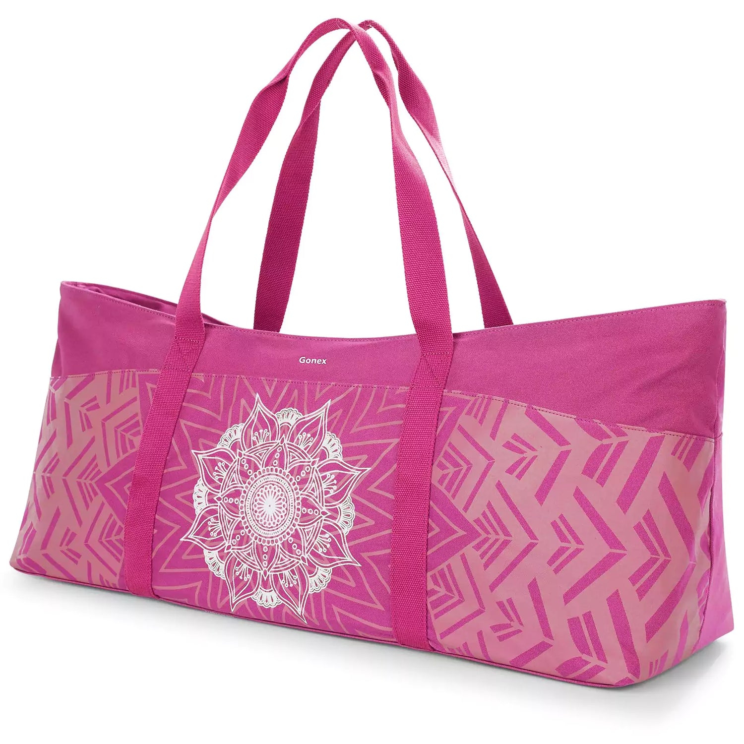 Gonex yoga mat and bag pink