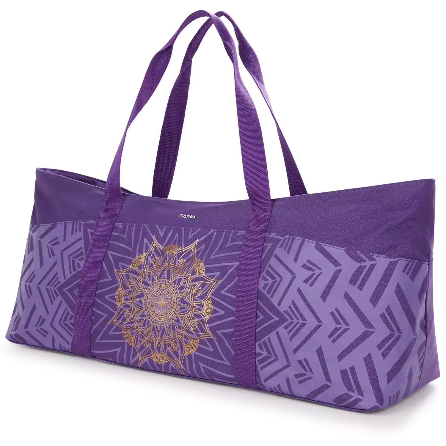 Gonex yoga mat and carrier purple