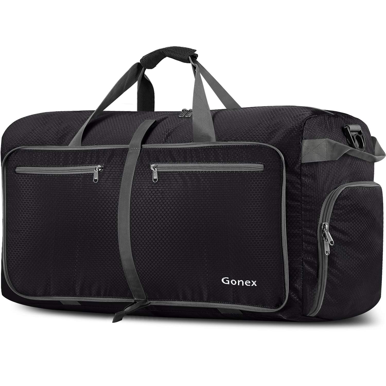 Gonex 60L Weekender Bag faltbare Reisetasche mit Schuhfach