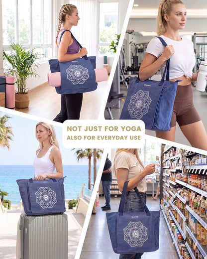Gonex Yoga Mat Bag with Multi Pockets