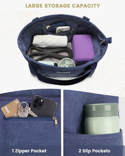 Gonex Yoga Mat Bag with Multi Pockets