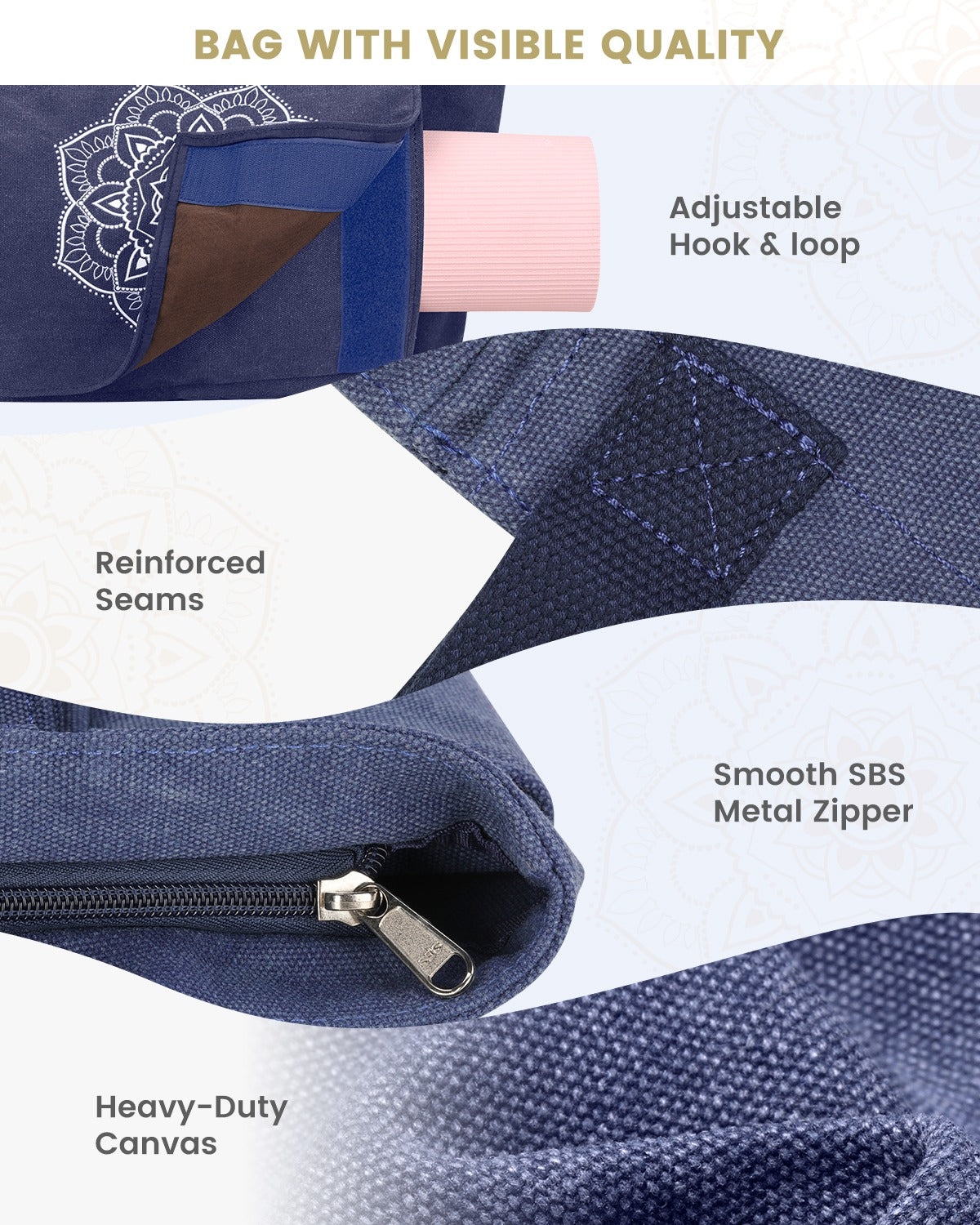Gonex Yoga Mat Bag with Multi Pockets