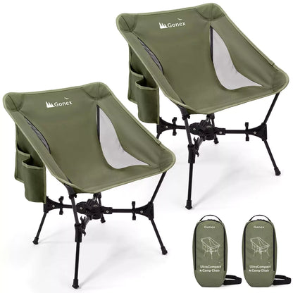 Gonex camping portable seats army green 2pcs