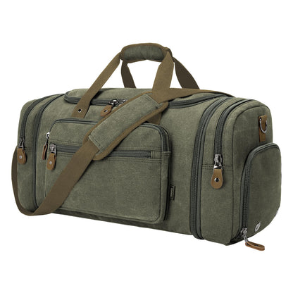 Gonex duffle bag 60l with shoe compartment army green