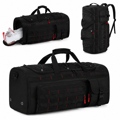 Gonex 3-in-1 Convertible Travel Duffel Backpack with Shoe Compartment 45L / 90L / 130L