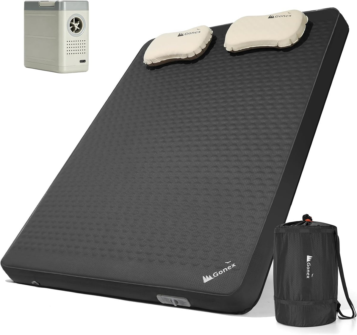 Gonex 4-Inch Self Inflating Sleeping Pad with Pump