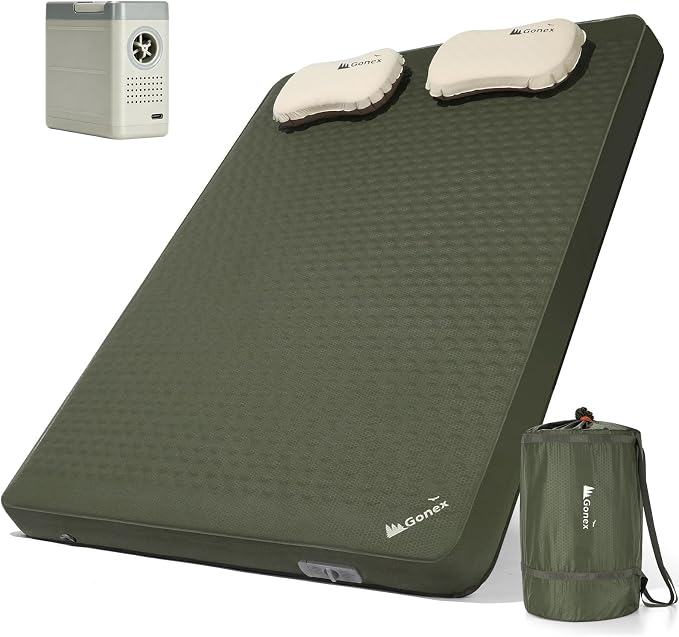 Gonex 4-Inch Self Inflating Sleeping Pad with Pump