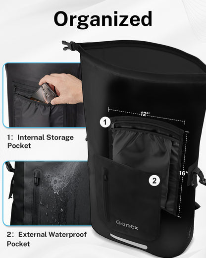 Gonex 55L Ultralight Waterproof TPU Dry Bag
