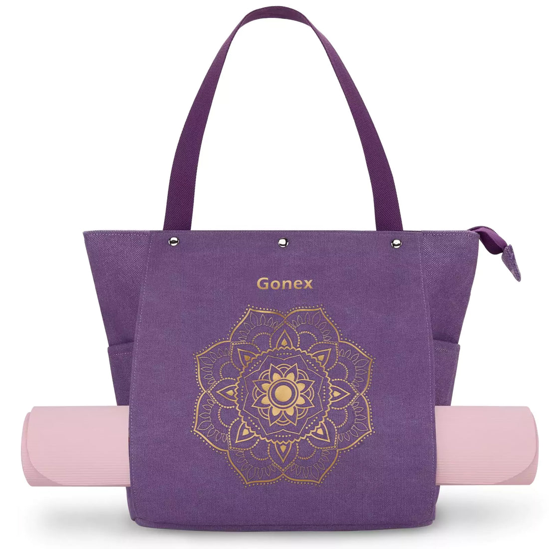 Gonex large purple yoga mat bag