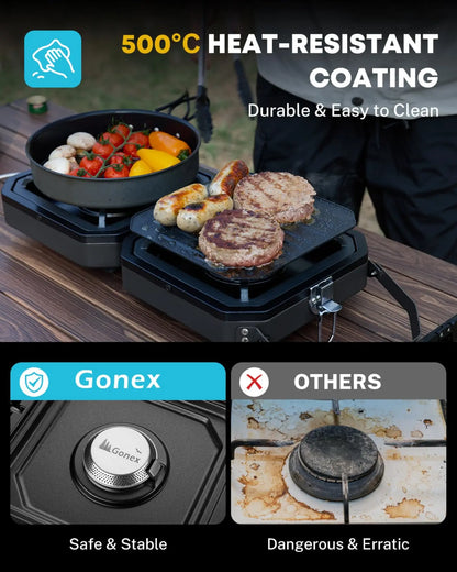 500℃ heat-resistant coating portable bbq grill propane