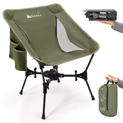 Portable camping chairs army green