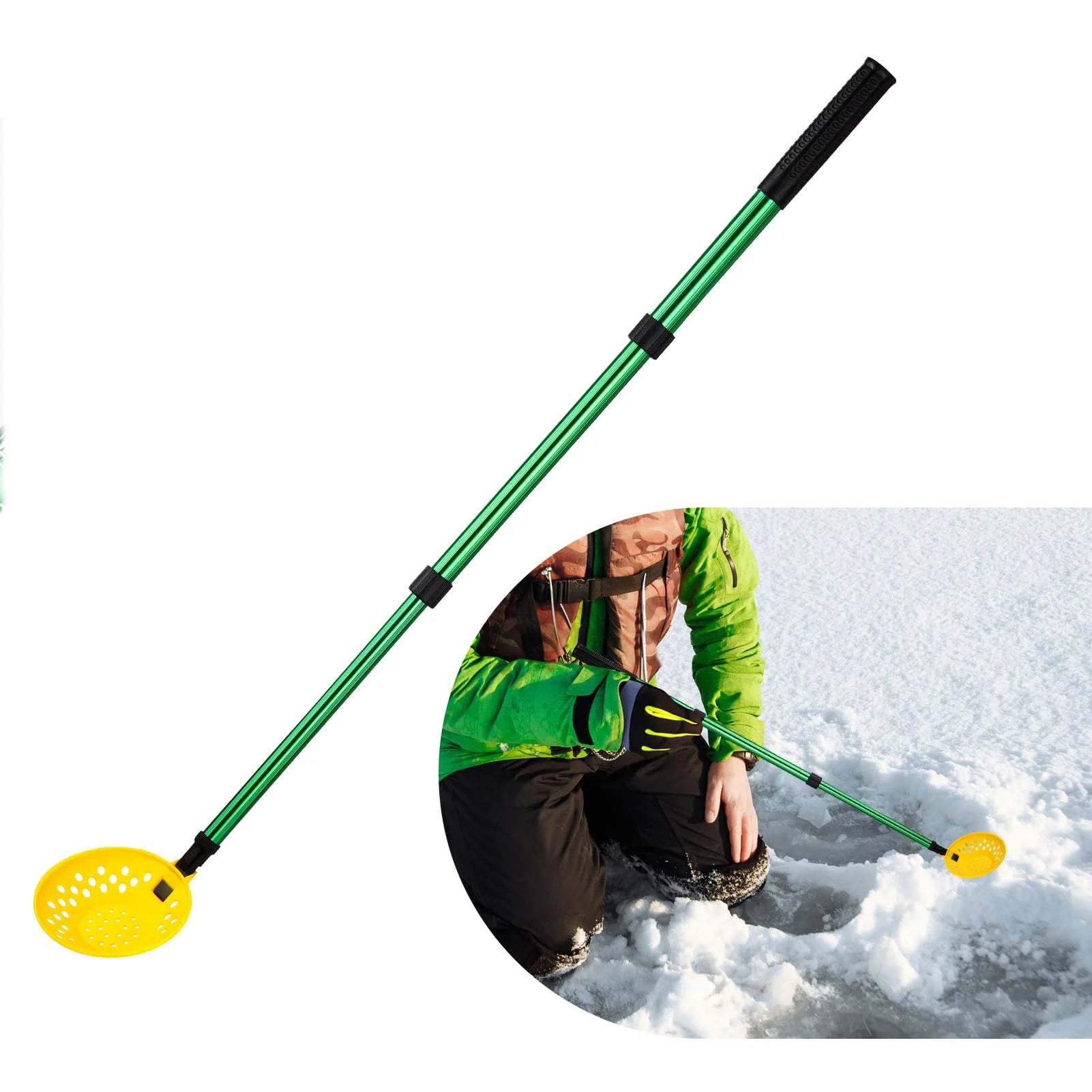 Retractable Ice Fishing Scoop