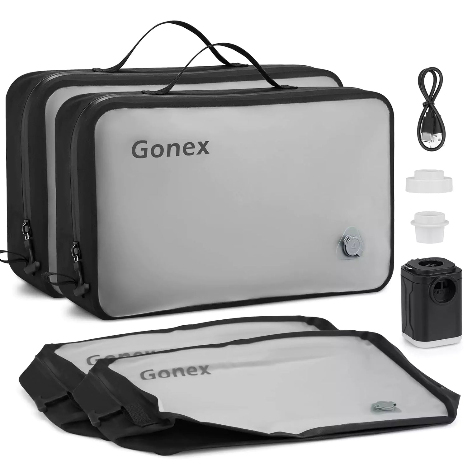 Gonex storage bags that vacuum 2 pcs