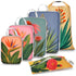 Tropical Floral Compression Packing Cubes