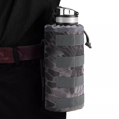 Gonex water bottle molle pouch snake camo