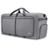 Gray duffel bag 100l with zippers and Gonex branding
