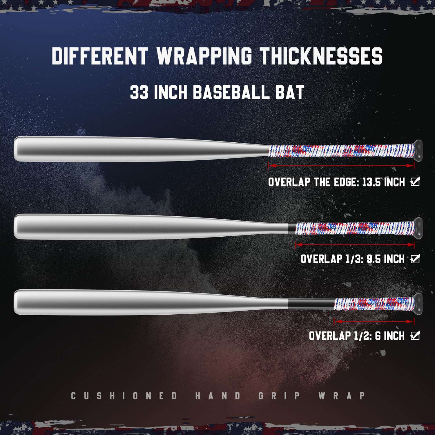 baseball bat grip thickness