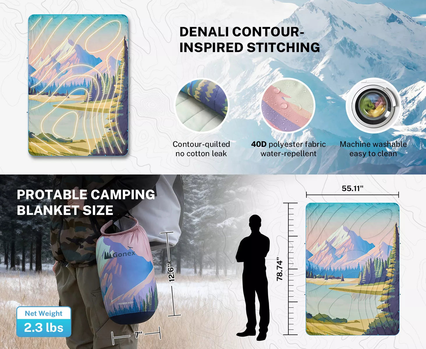 landscape blanket for outside