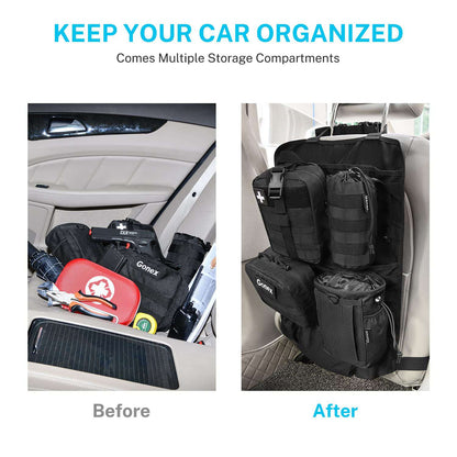 car seat back organizer