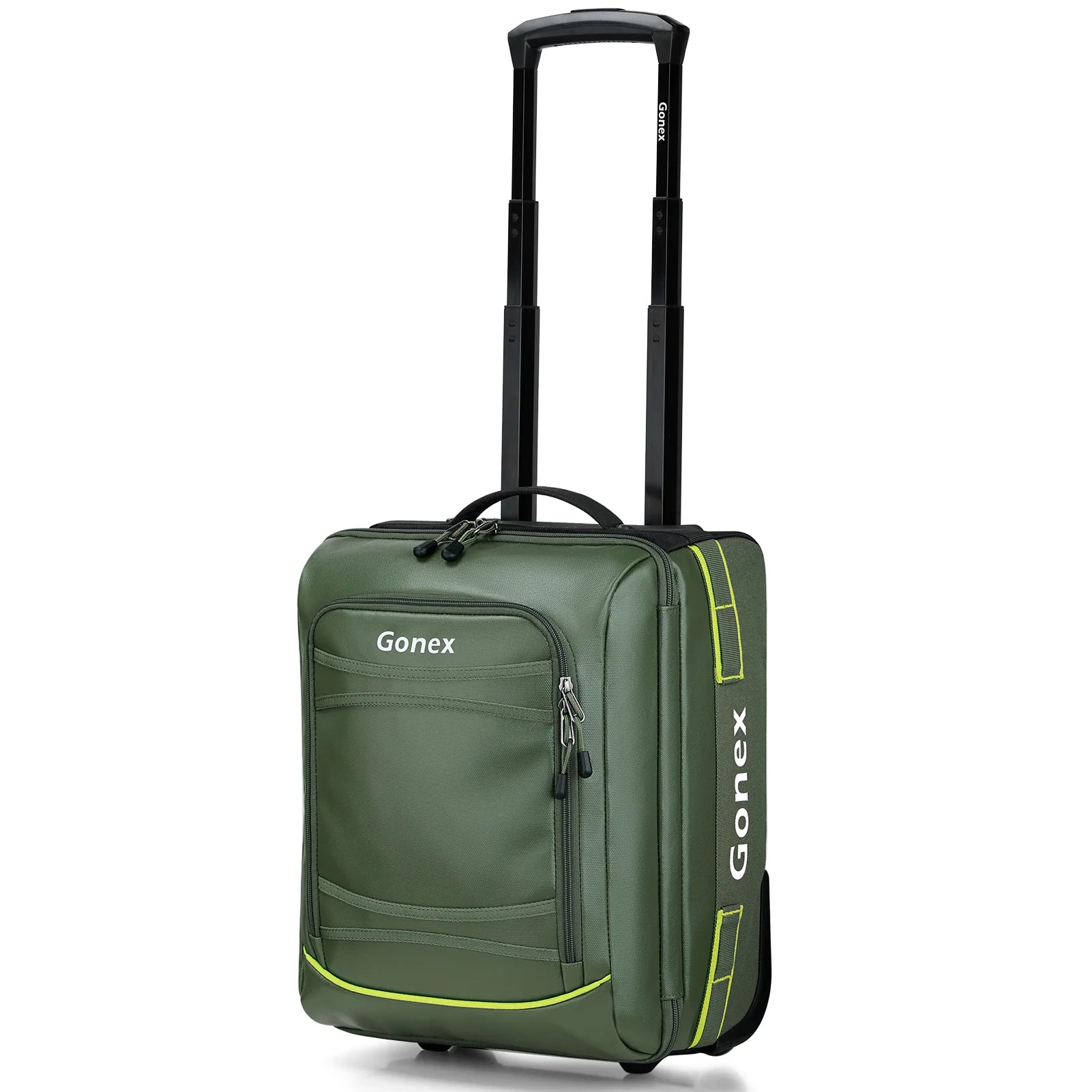 duffle bag with wheels #color_olive-green