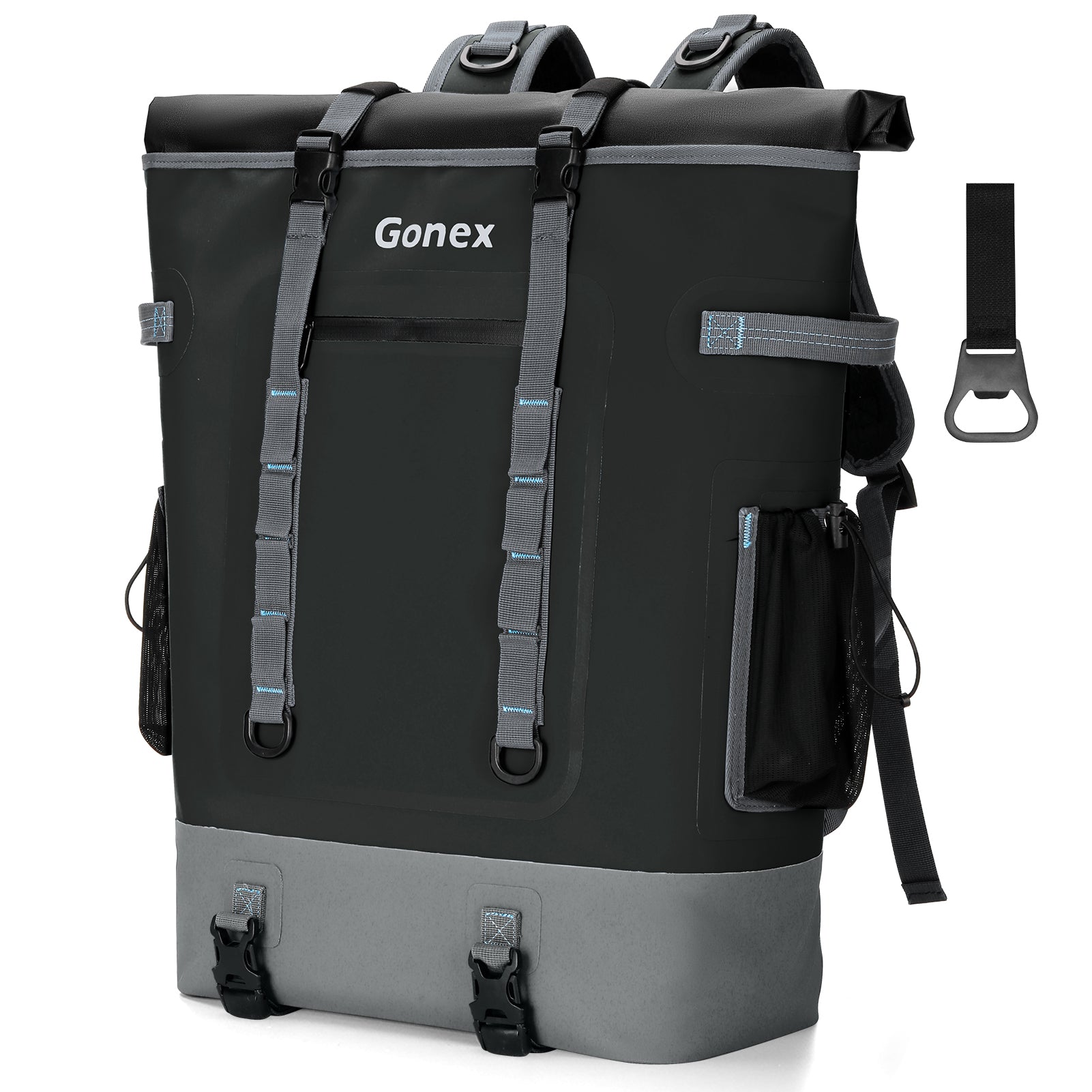 Gonex 40 can insulated cooler backpack in black