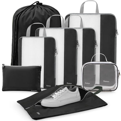 gonex compression packing cubes set