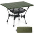 Gonex green folding aluminum camping table with storage bag