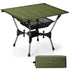 Gonex green folding camping table with storage bag