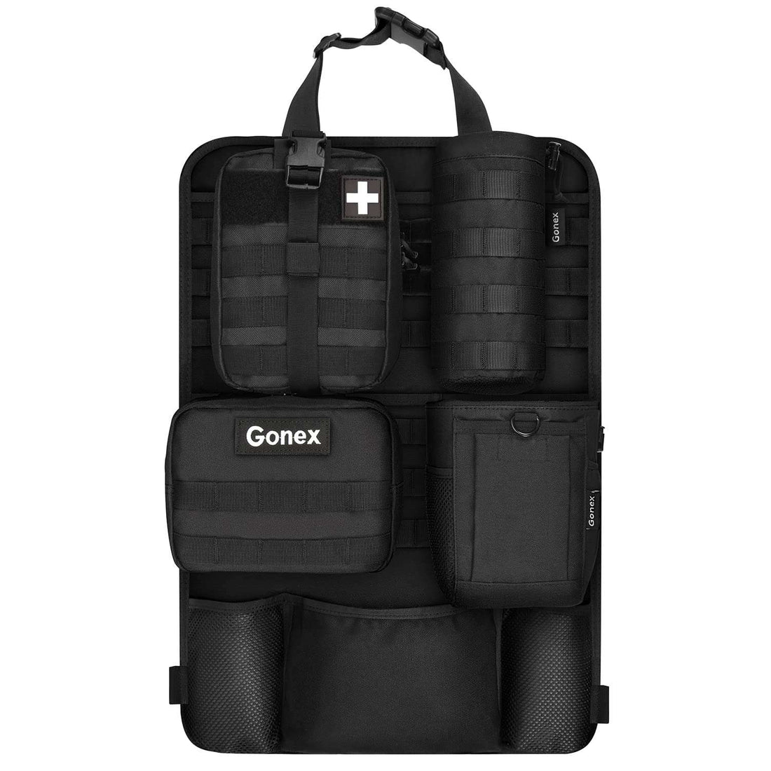 gonex tactical car seat back organizer