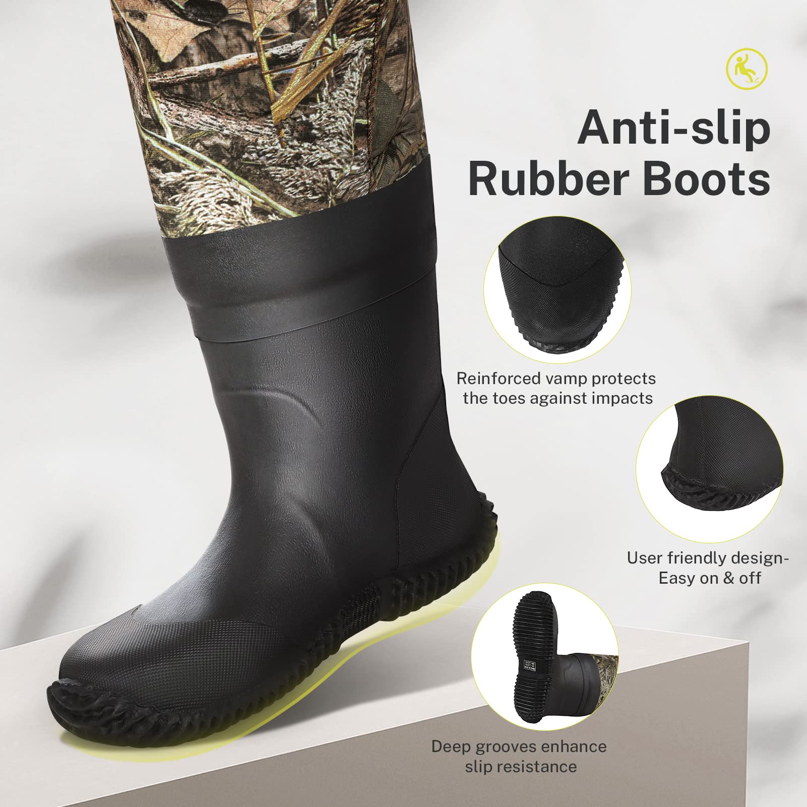 kids neoprene waders with boots