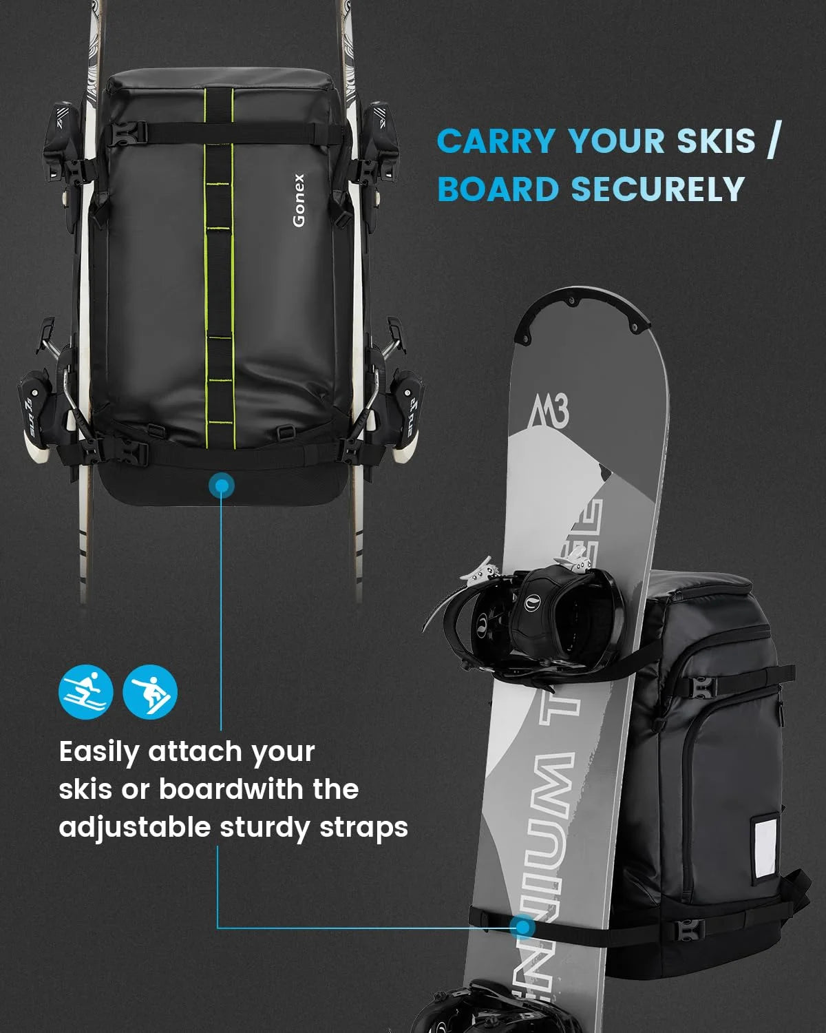 ski boot bag backpack