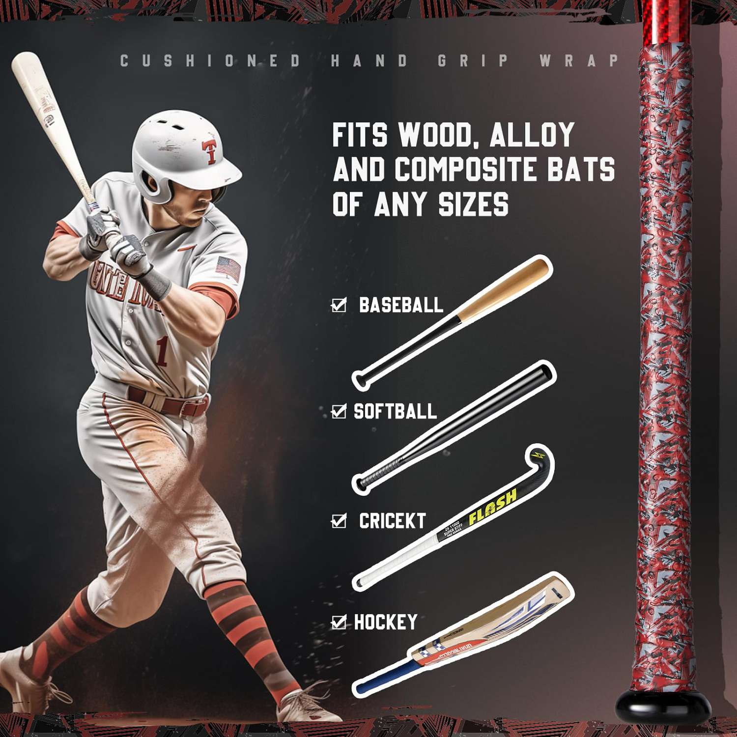 wood bat grip tape