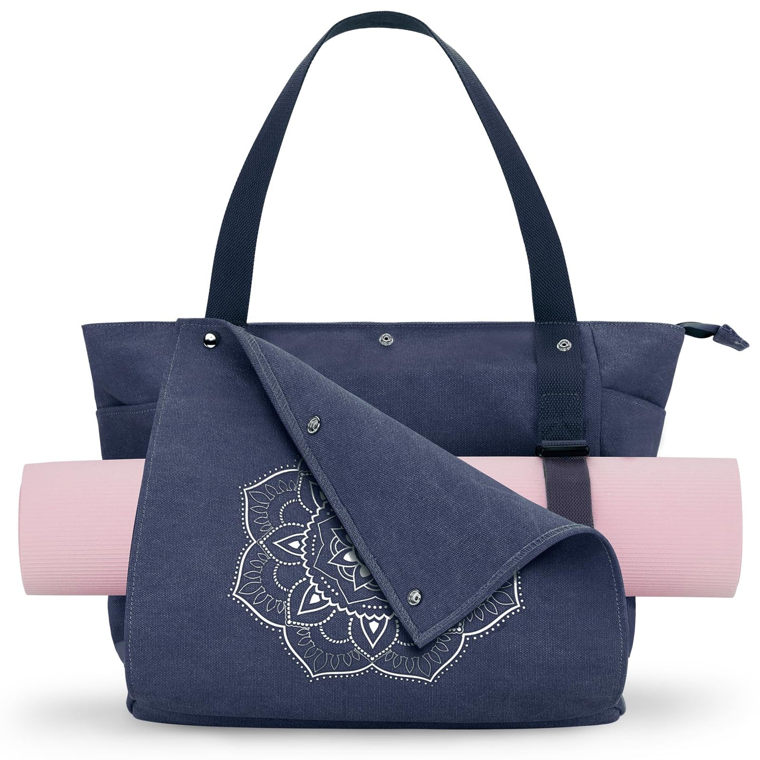 yoga mat bag blue