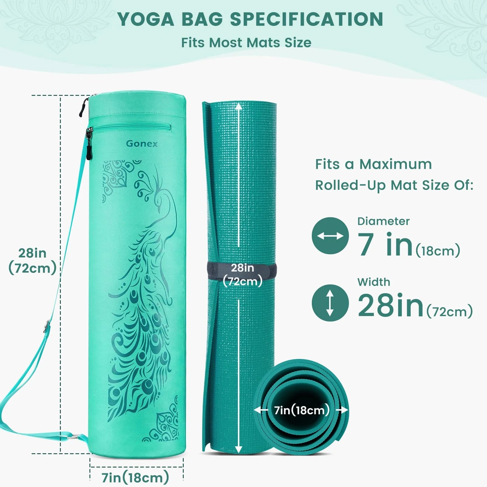 yoga mat carry-on bag